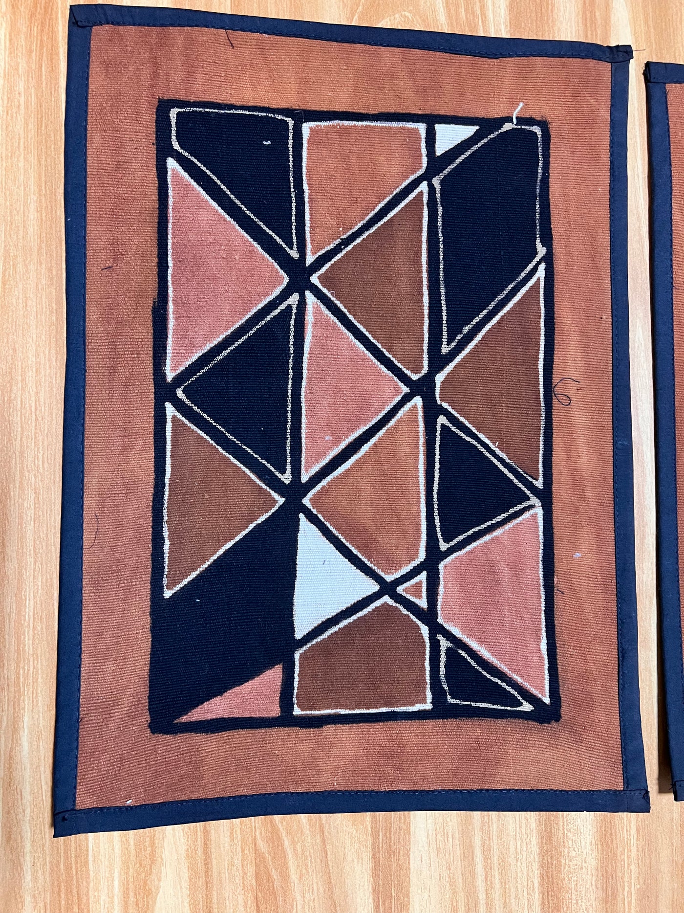 "Natural Plant-Dyed Mudcloth Placemats from Mali"