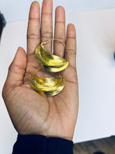 Load image into Gallery viewer, Unique Handmade Small Fulani Gold Plated Earrings

