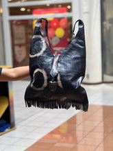 Load image into Gallery viewer, Handmade Real Leather Tie Dye Cross Bag
