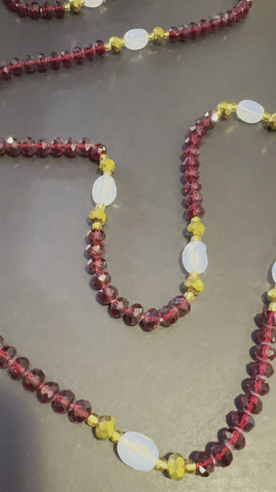 Jariatu (Queen)Authentic Ghana Red Waistbeads 47 Inches