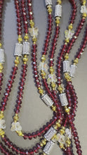 Load and play video in Gallery viewer, Jariatu (Queen)Authentic Ghana Red Waistbeads 47 Inches

