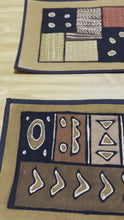 Load and play video in Gallery viewer, Handmade Mudcloth Placemats from Mali (Set of 4)
