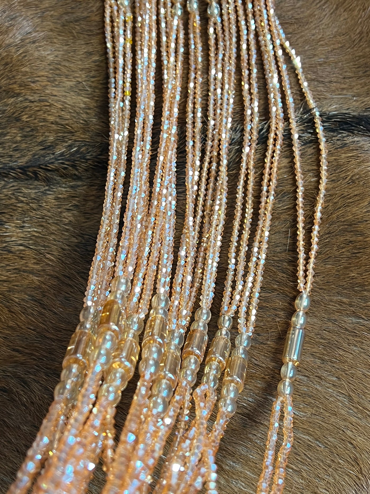Gold Crystals Double Strands