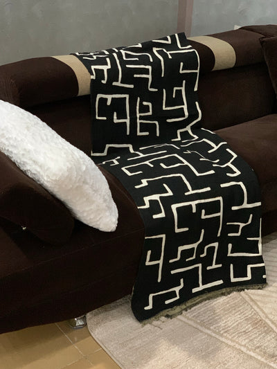 Authentic Black white Bogolanfini
