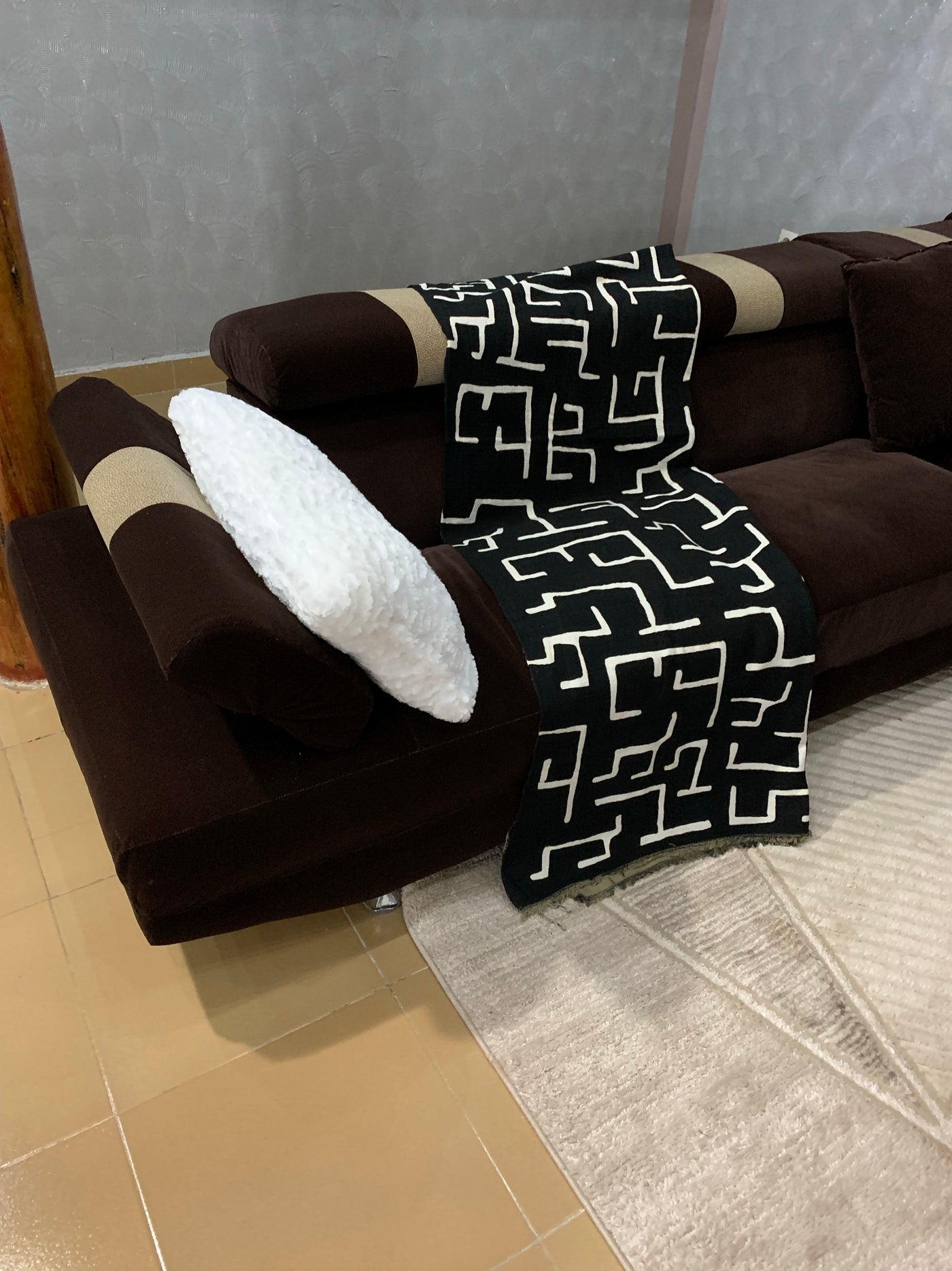 Authentic Black white Bogolanfini
