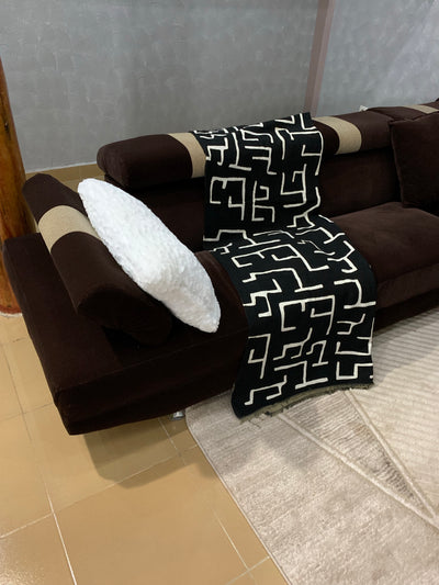 Authentic Black white Bogolanfini