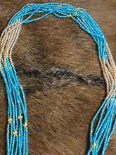Charger l&#39;image dans la galerie, Baby Blue Crystal Double Strands Waistbeads
