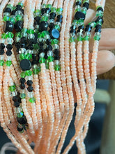 Load image into Gallery viewer, Peachy Double Strands Waistbeads
