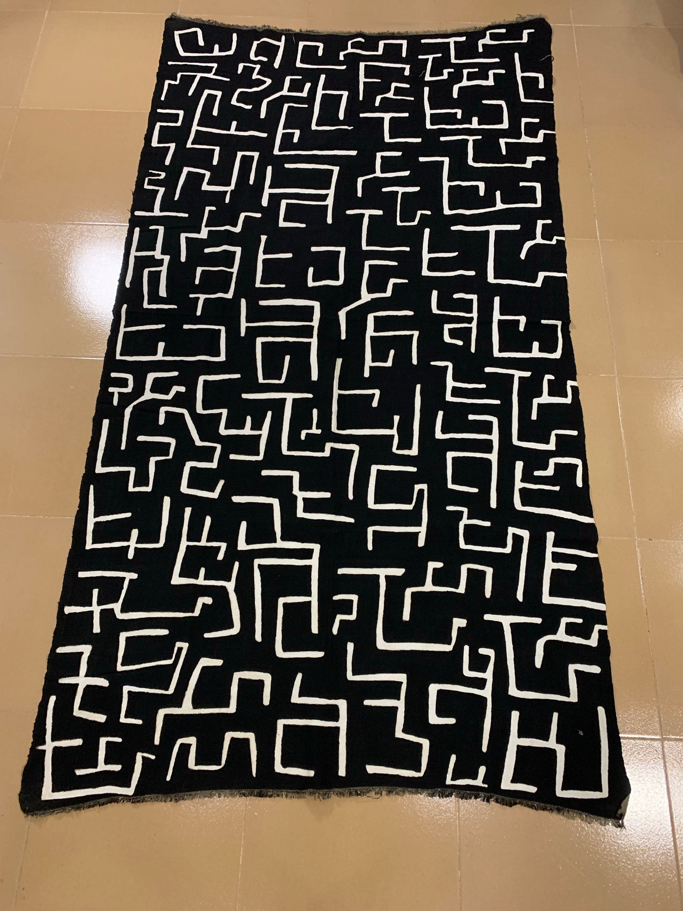 Authentic Black white Bogolanfini