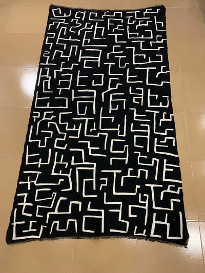 Authentic Black white Bogolanfini
