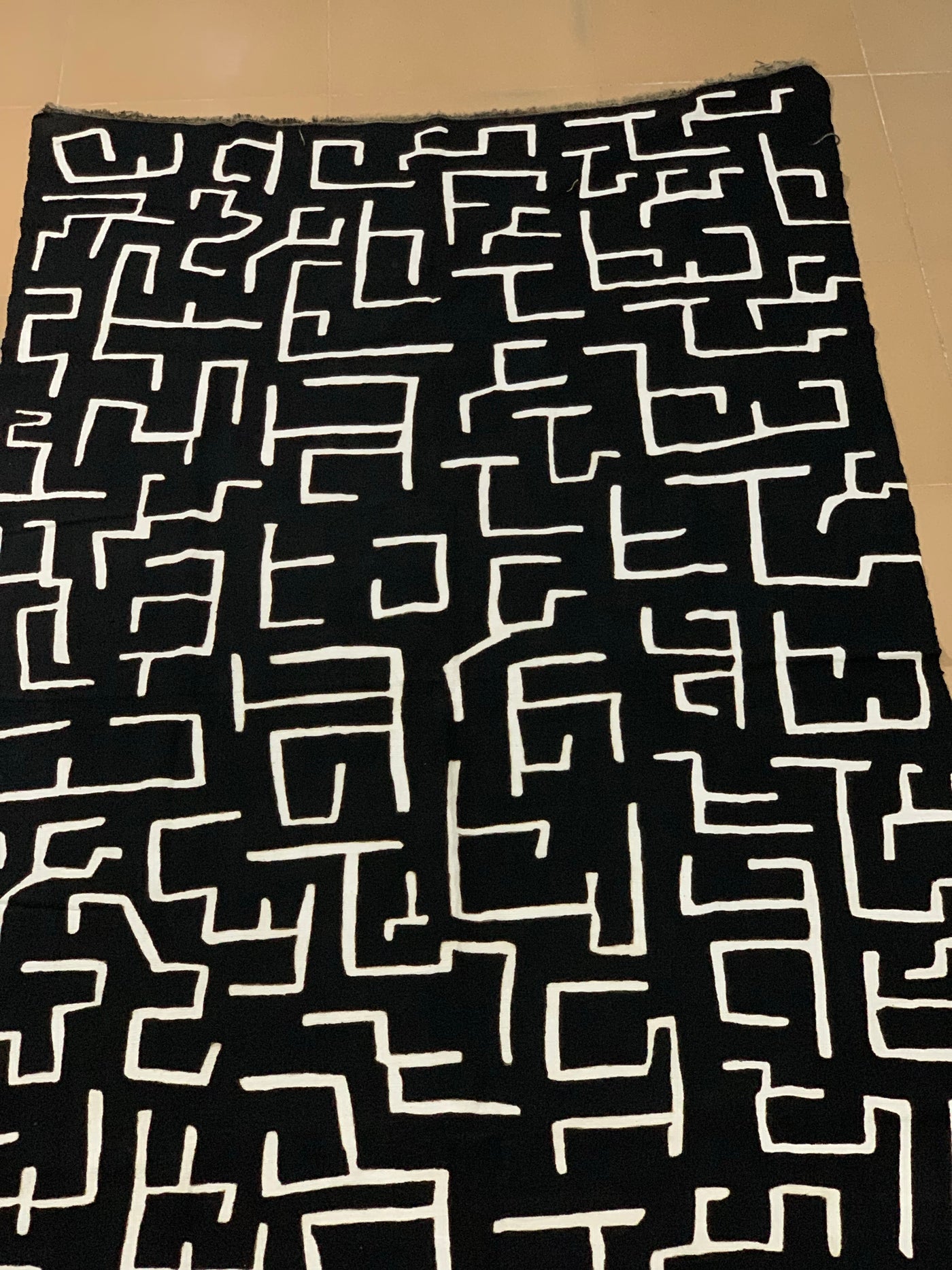Authentic Black white Bogolanfini
