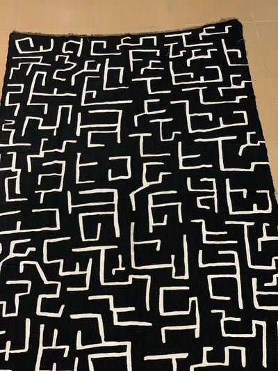 Authentic Black white Bogolanfini
