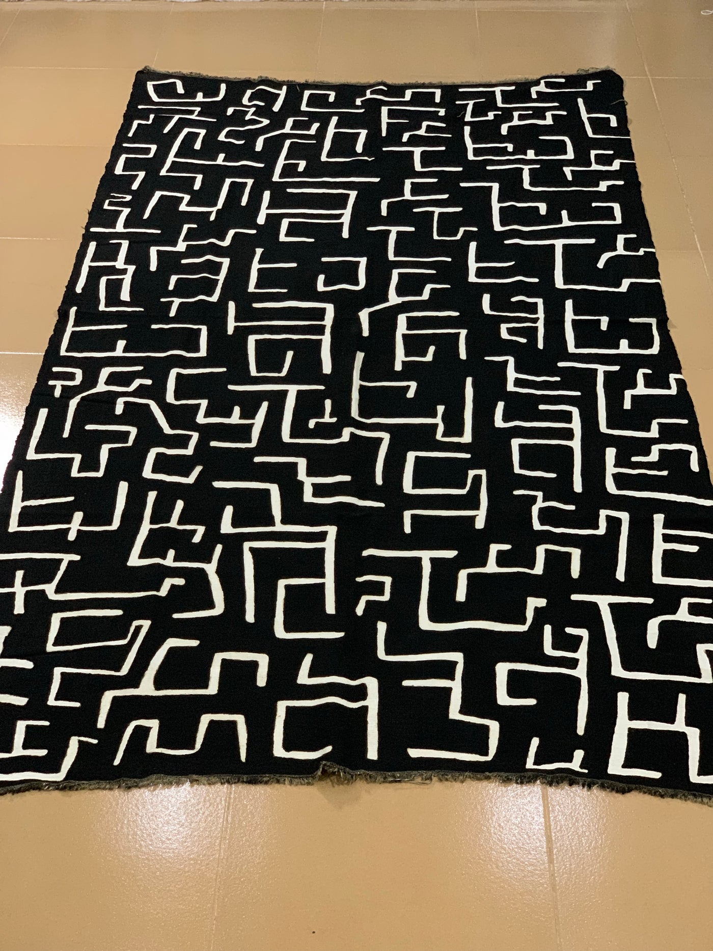 Authentic Black white Bogolanfini