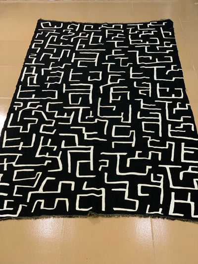 Authentic Black white Bogolanfini